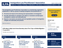 Tablet Screenshot of ilpa.org.uk